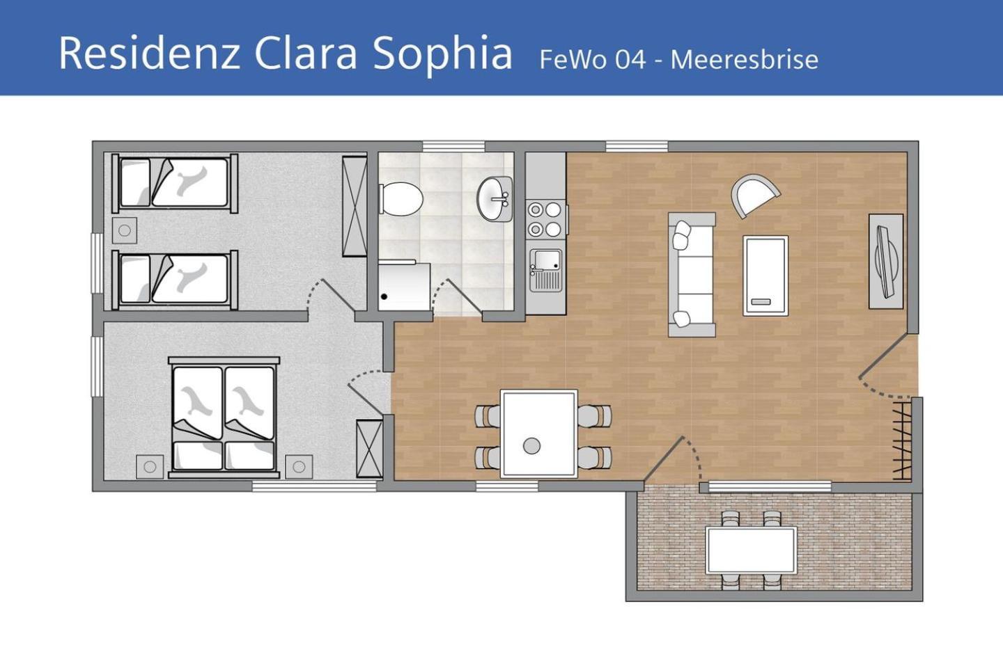 Ferienwohnung Meeresbrise In Der Residenz Clara Sophia Binz Exterior foto